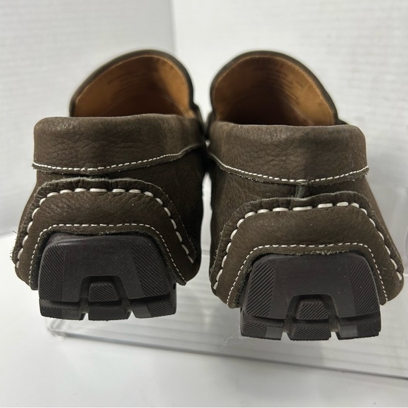 Donald Pliner Men’s 11 Driving Loafer Shoe Leather Brown Slip On Comfort NEW main image 10